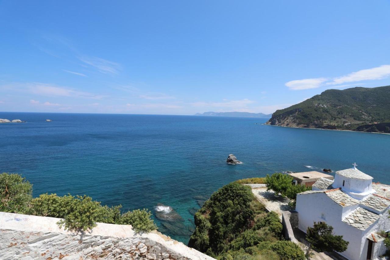 Villea Seaview Apartments Skopelos Town Bagian luar foto