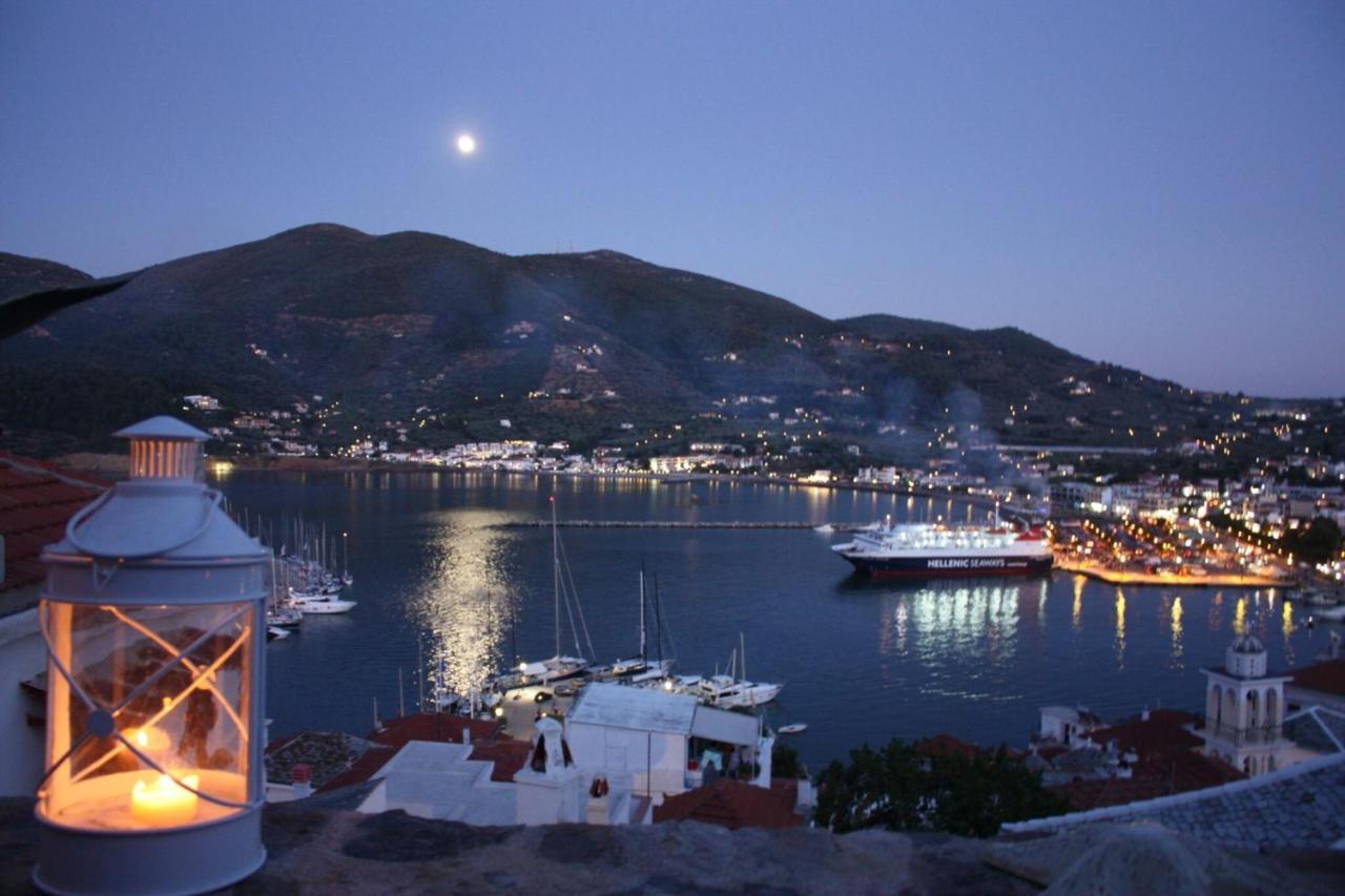 Villea Seaview Apartments Skopelos Town Bagian luar foto