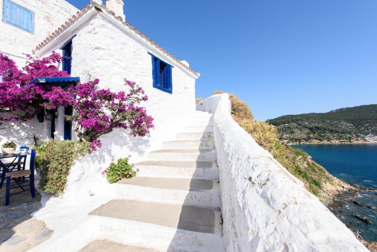 Villea Seaview Apartments Skopelos Town Bagian luar foto